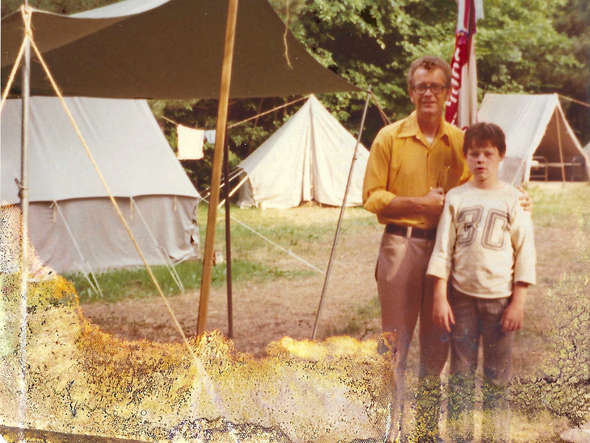 Bob Turner of Signal Digital Marketing with his Dad