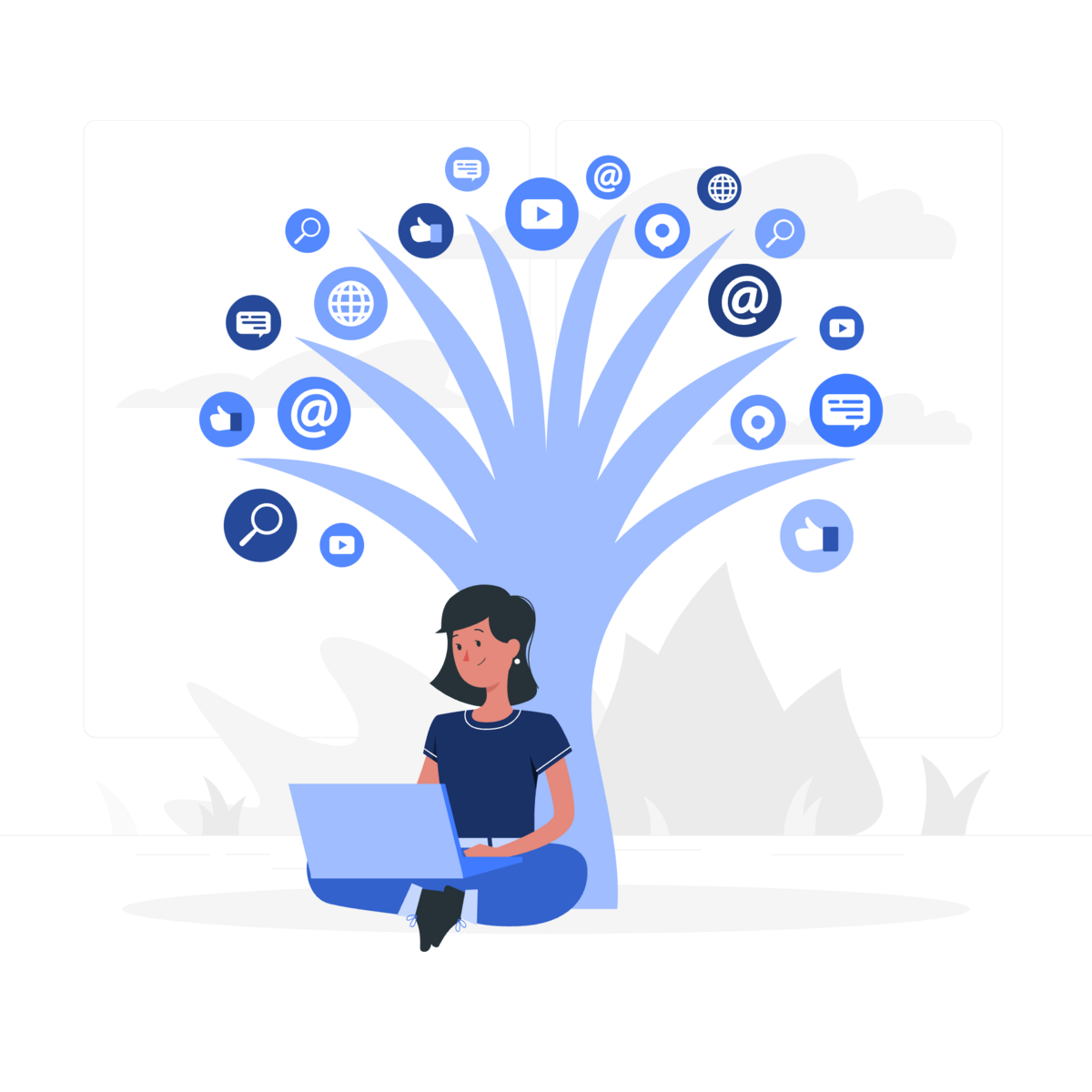 graphic representing consistent business information